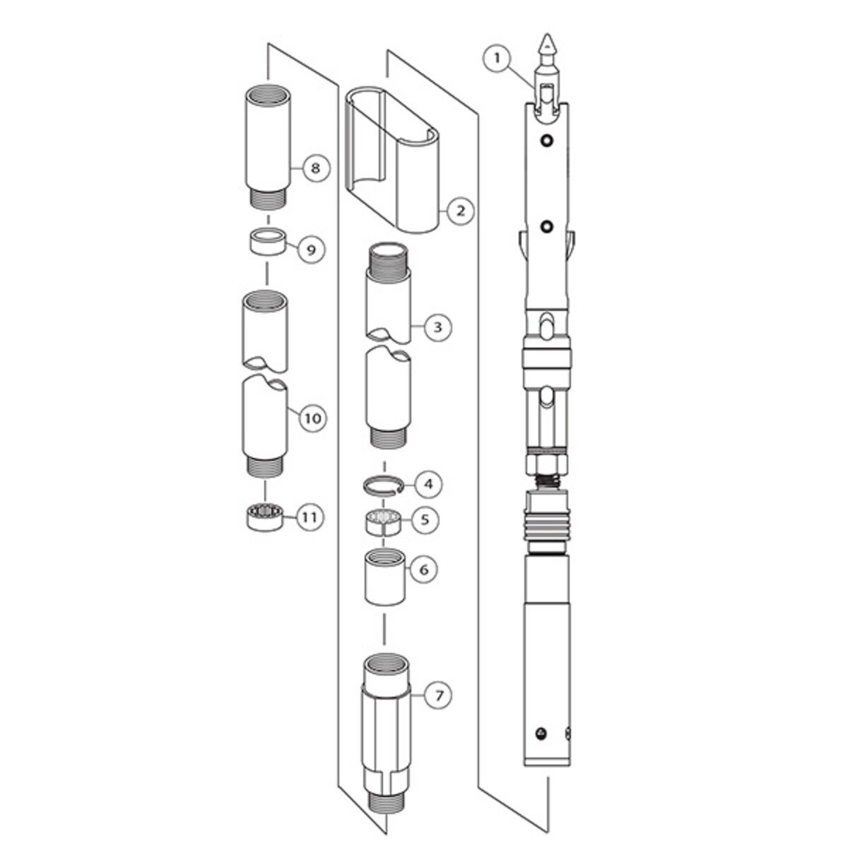 N3WL Core Barrel Assembly 5ft