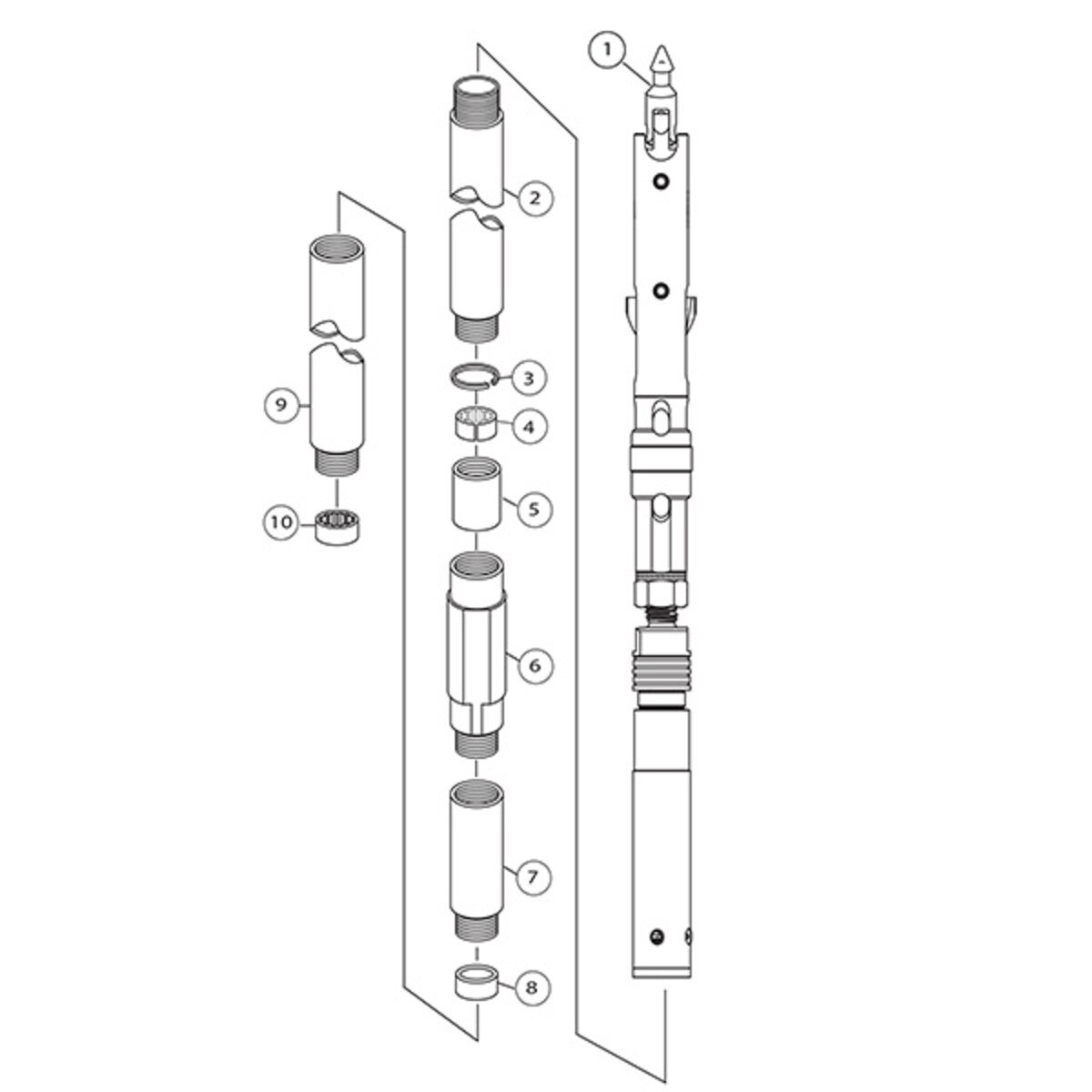 NWL Core Barrel Assembly 5ft