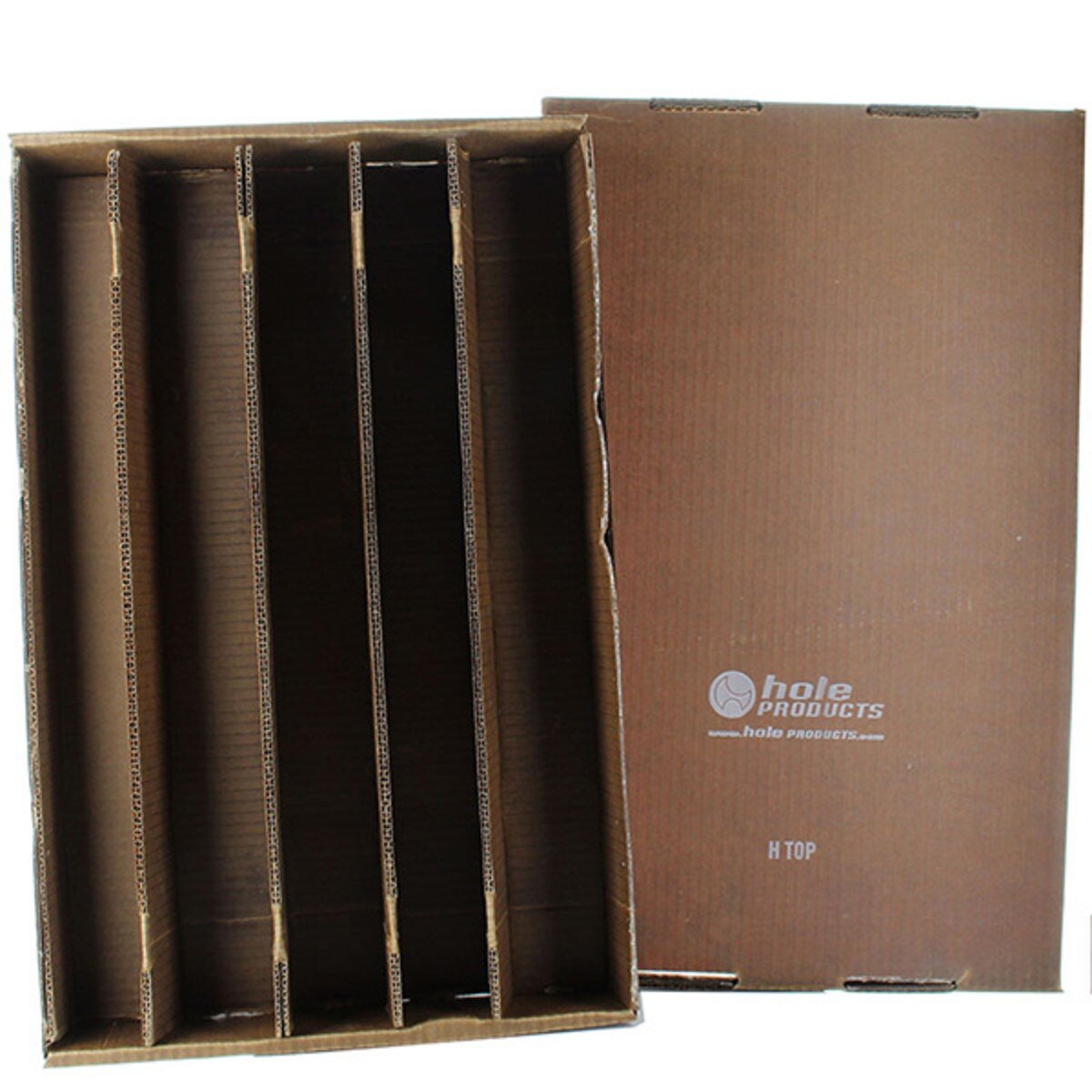 H Waxed Cardboard Core Box Complete