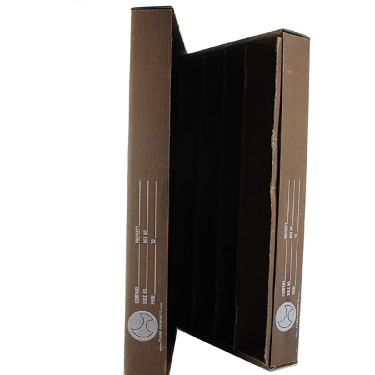 H Waxed Cardboard Core Box Complete