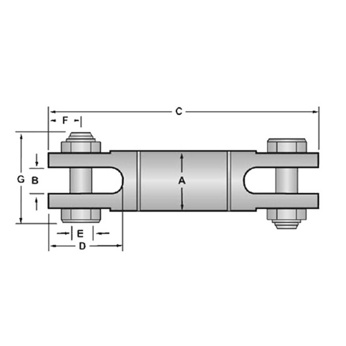 SWIVEL,HDD 8500 WL CLEVIS X CLEVIS 819