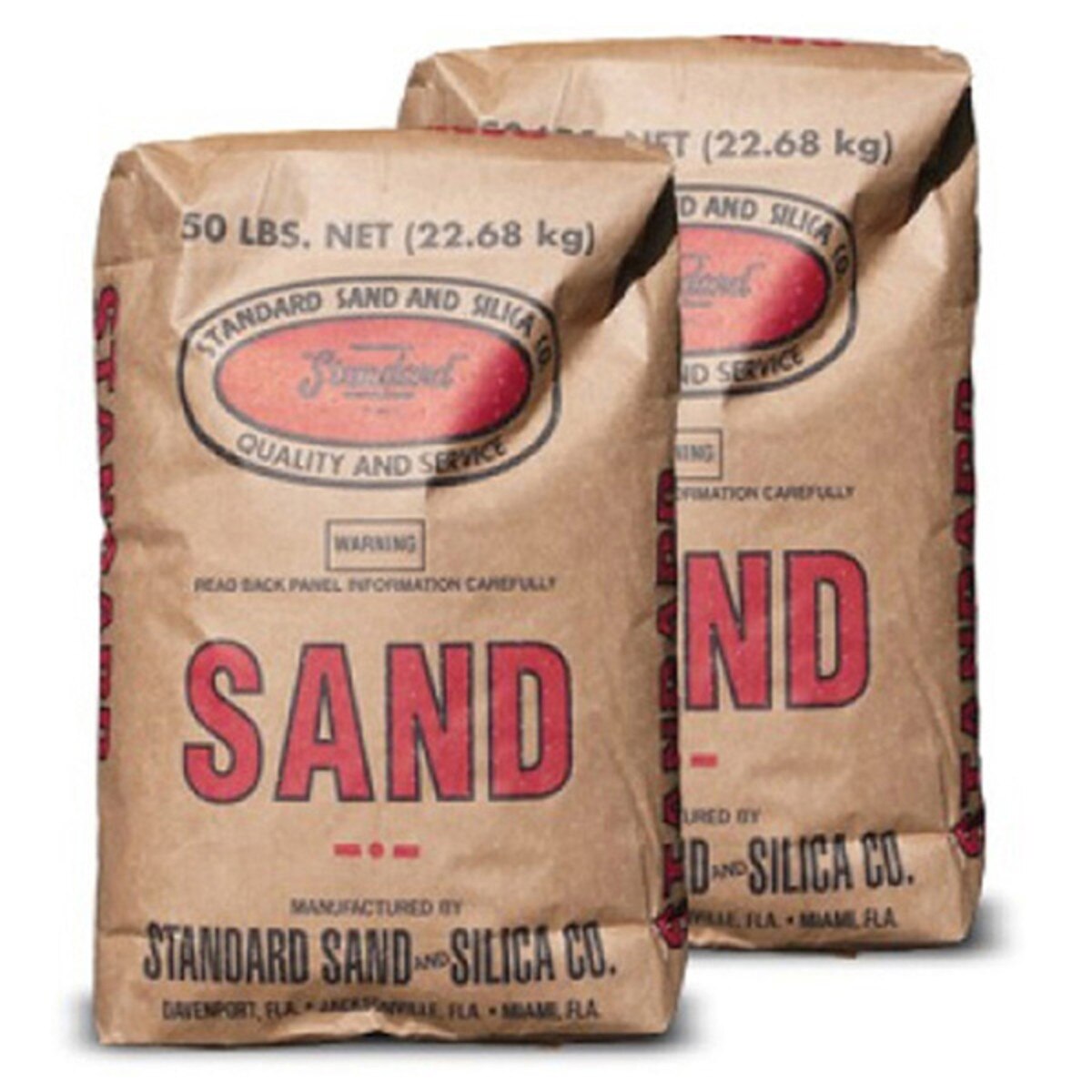 40/30 Silica Sand 50 lb Plastic Bag