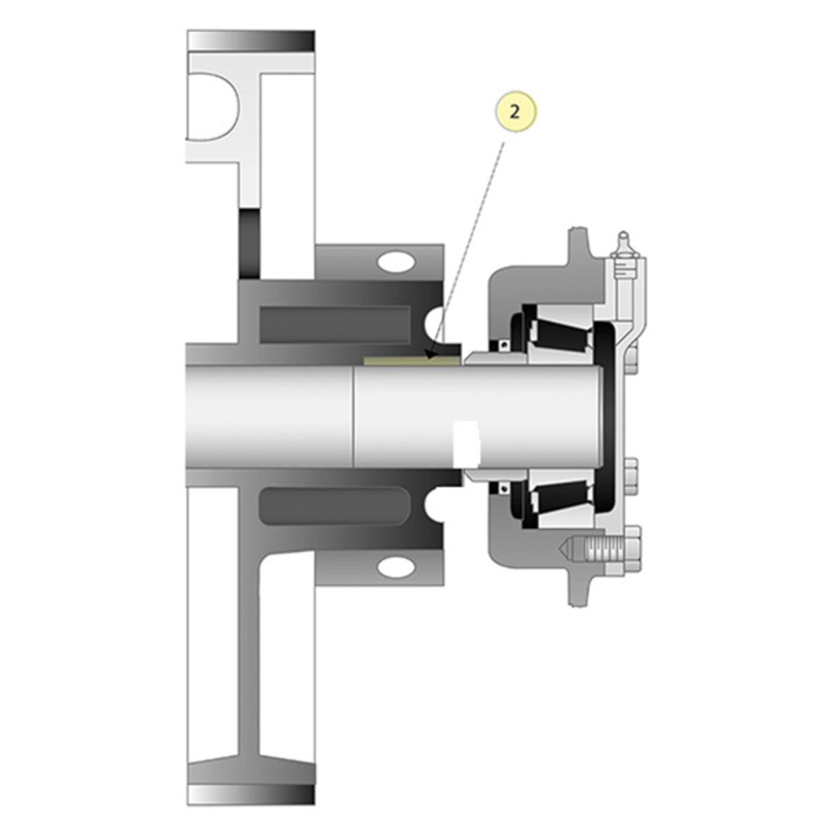 5" x 6" Duplex Pump Eccentric Shaft Key