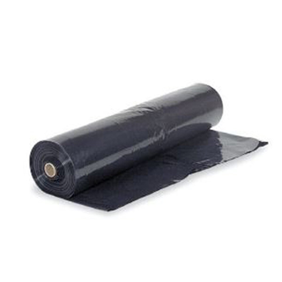 20" x 100' 6 Mil Black Poly Plastic Visqueen