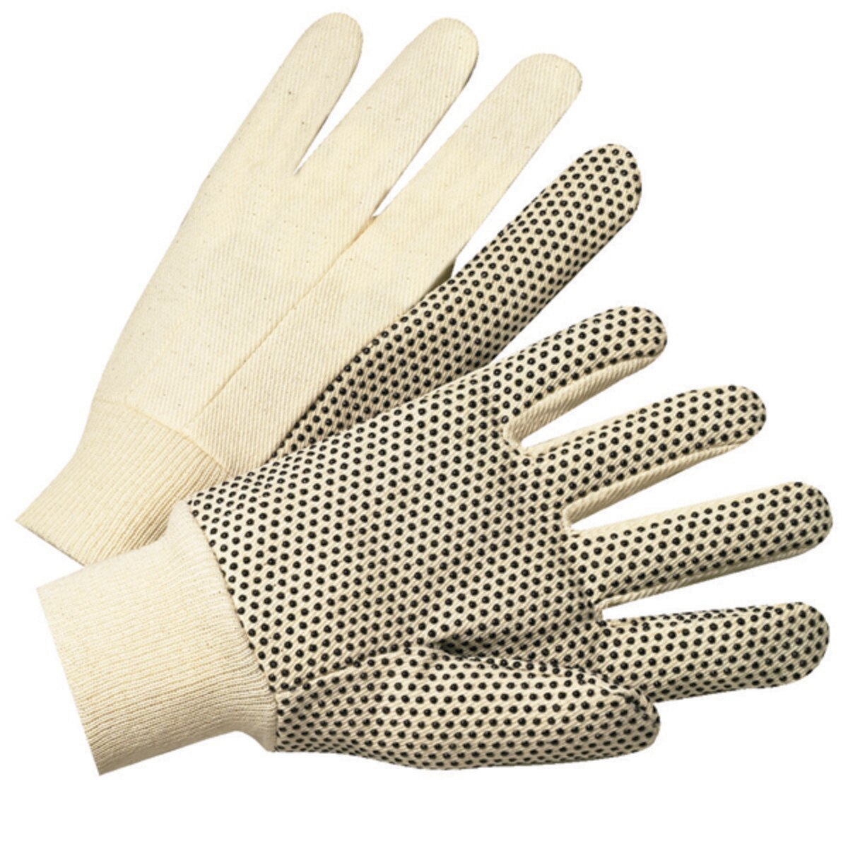 Dot Cotton Canvas Gloves