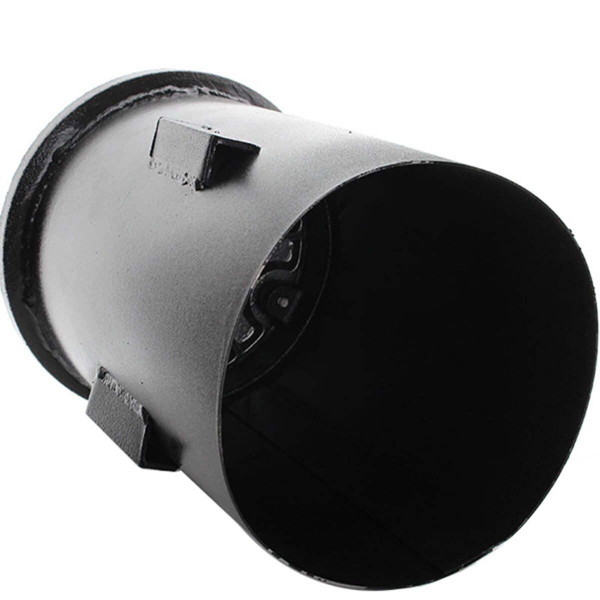 8" Bolt Down Watertight Manhole Cover w/ 12" Steel Skirt Weld Lugs HD